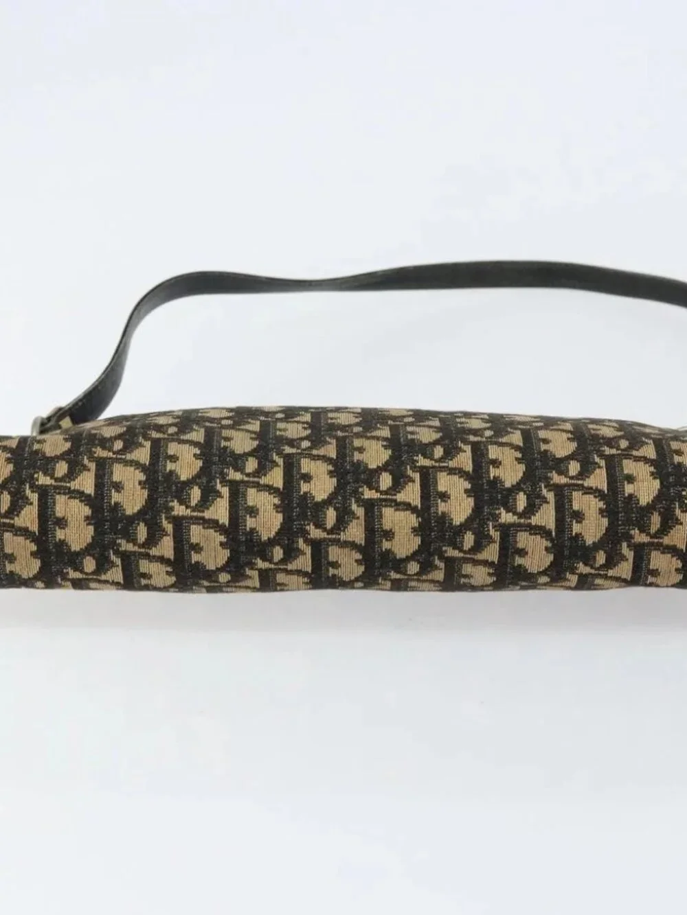 Christian Dior Trotter Canvas Shoulder Bag Navy Auth - Picture 8 of 16